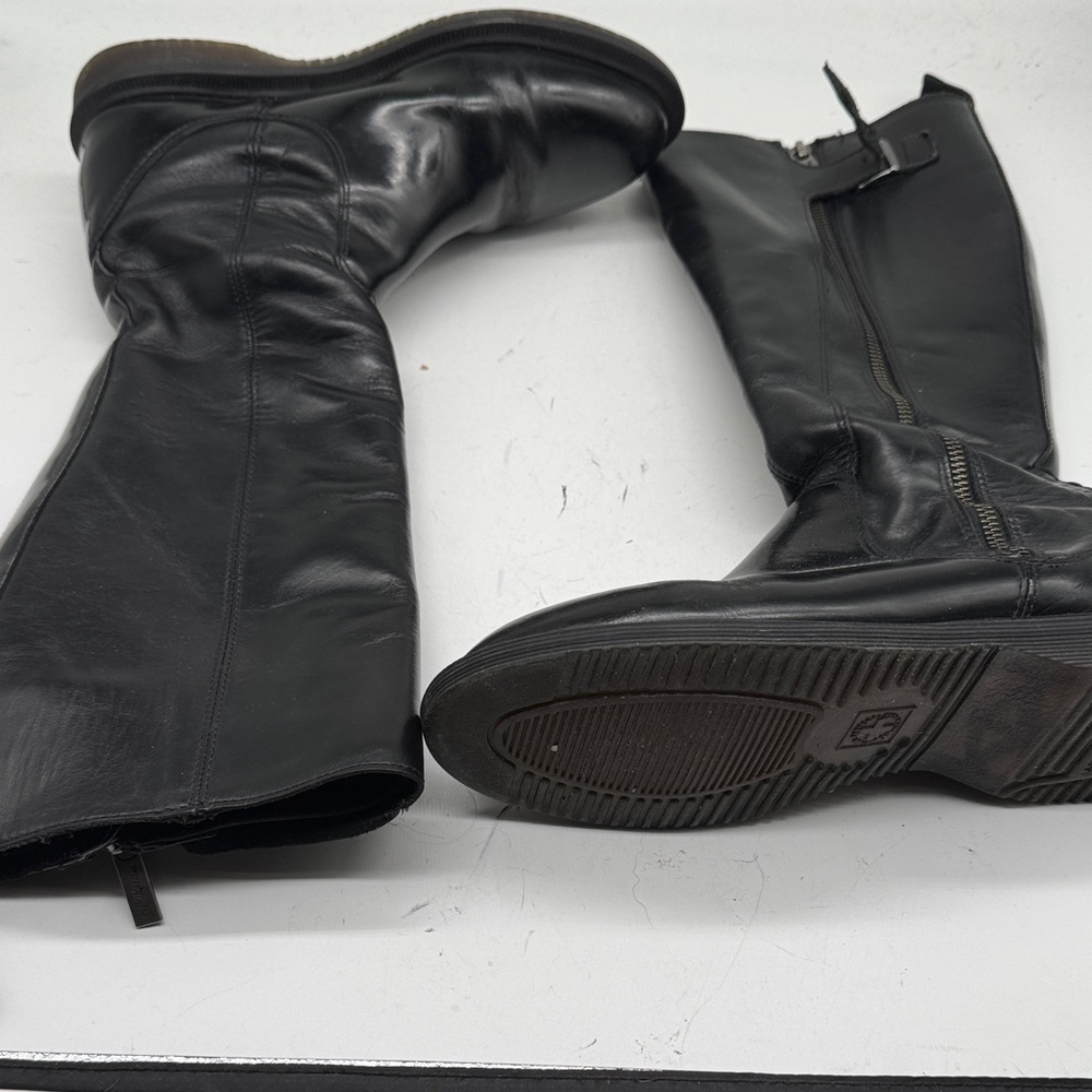 Dr. Martens Chianna Polished Leather knee high boots